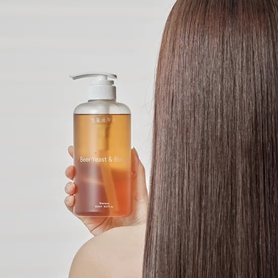생활공작소 맥주효모 비오틴 샴푸 500ml 1개