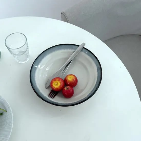 시즈카 블루림 파스타 샐러드볼
