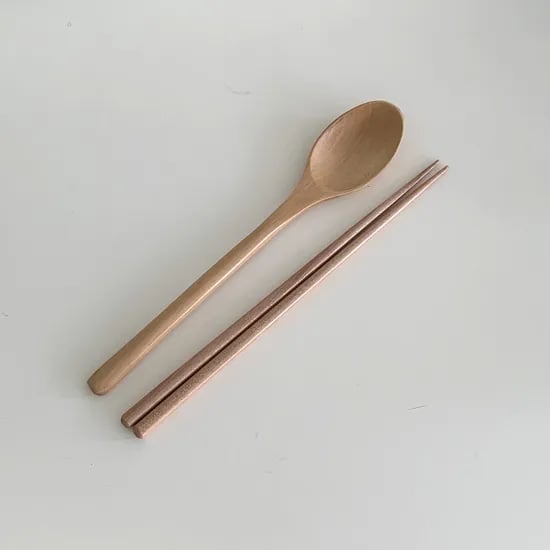 대추나무 우드 내추럴 수저세트