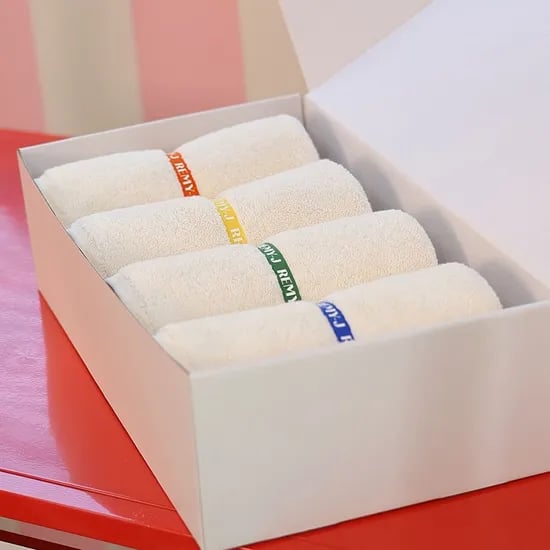 익스클루시브 밴딩페이스타올 250g 고급모달텐셀 (4P/선물포장)