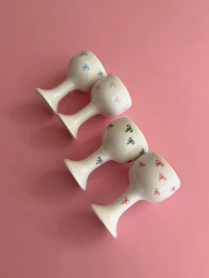 리본 고블렛 (RIBBON GOBLET)S  4 COLOR