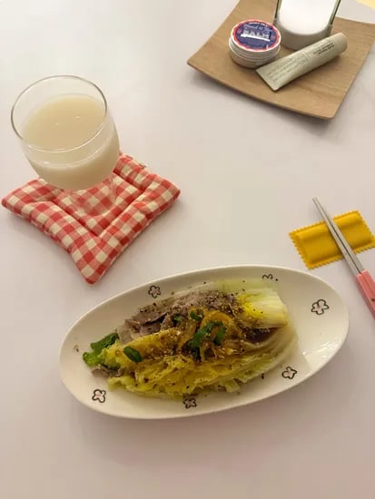 플라워 타원 플레이트 (FLOWER OVAL PLATE) 2 COLOR