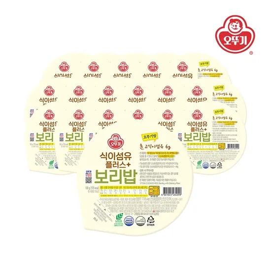 오뚜기밥 식이섬유플러스 보리밥 130g*9개