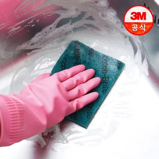 스카치브라이트 다목적 수세미 대형 1입, 5개