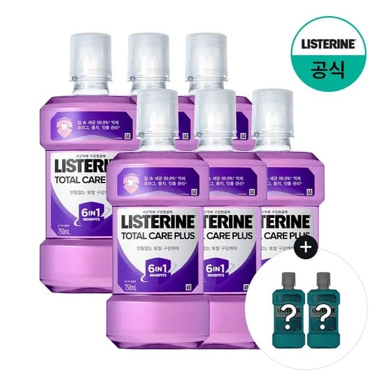 토탈케어 플러스 750ml x6+(증정)250ml x2 랜덤(스트롱)