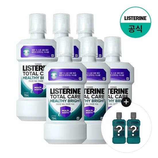 토탈 헬씨 브라이트 750ml x6+(증정)250ml x2 랜덤(스트롱)