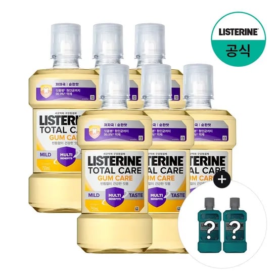 토탈 검케어 마일드 750ml x6+(증정)250ml x2 랜덤(마일드)