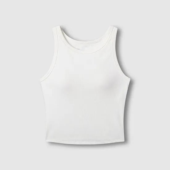 여 코튼 립 크롭 브라캐미솔 (3 sizes)(3 colors)