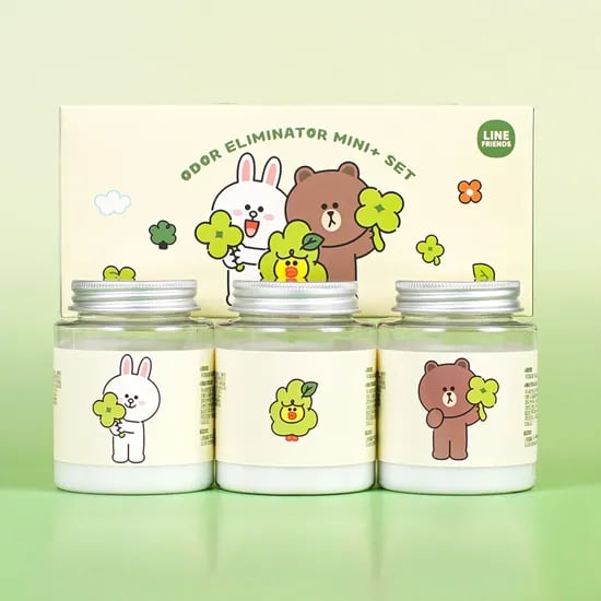 라인프렌즈 탈취제 미니 플러스 플레인(무향) 160g