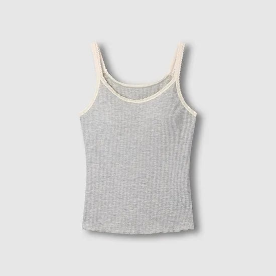 여 코튼 레이온 스트레치 브라캐미솔 (3 sizes)(2 colors)