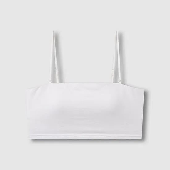 여 코튼 모달 튜브 크롭브라 (3 sizes)(3 colors)
