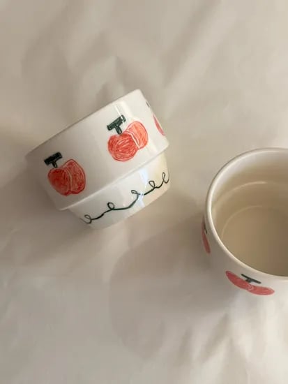 체리 손잡이 볼&컵(CHERRY HANDLE BOWL&CUP)
