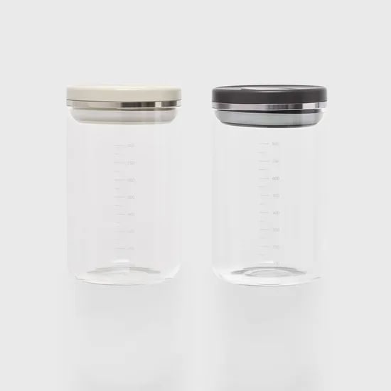 데일리플러스 내열유리 냉동 보관 용기 밀폐 소분 용기 반찬통 800ML 3개세트