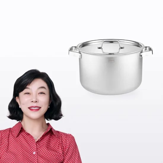 무연마제 통5중 곰솥H냄비 24cm