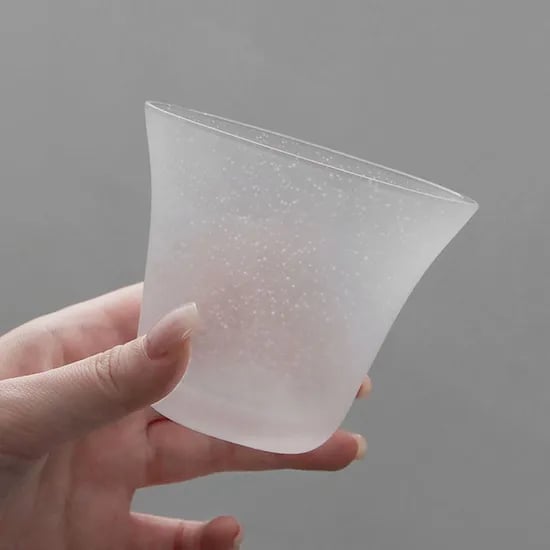 버블리 글라스 미스트컵 300ml 포그 유리컵