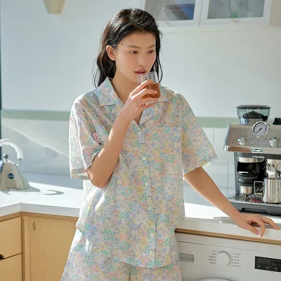 비안나 반팔 여성페어 아이보리 (60수)