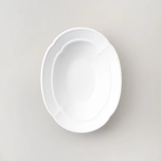 밀크 오발 보울 Milk oval bowl