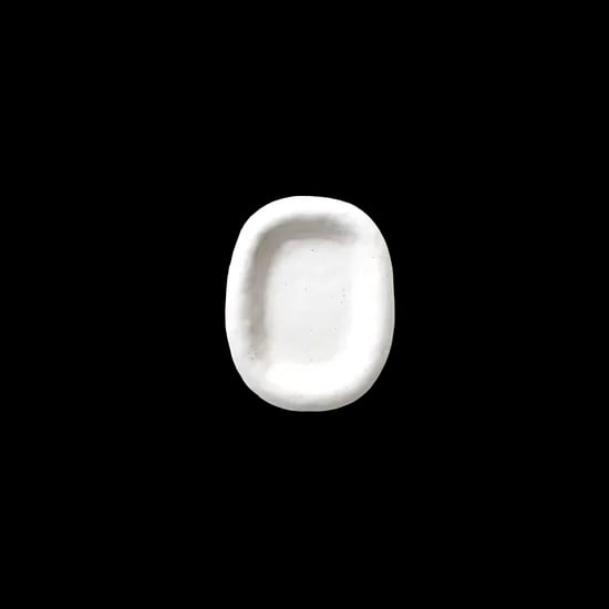 몽글 솜 튜브 접시 -  낮은(low)