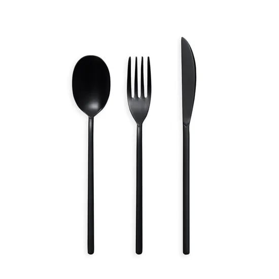 커트러리 서브 세트 블랙 에디션