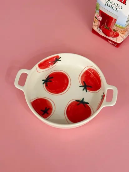 풀 오브 토마토 팬 접시(FULL OF TOMATO PAN PLATE) S