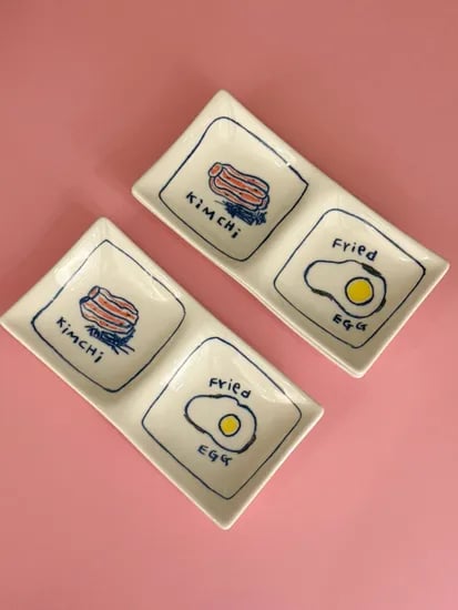 2칸 나눔 플레이트(2-COMPARTMENT PLATE) M