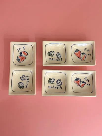 2칸 나눔 플레이트(2-COMPARTMENT PLATE) S