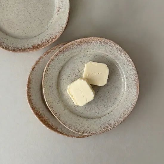 스톤오브제 웨이브 라운드접시 S MADE IN JAPAN