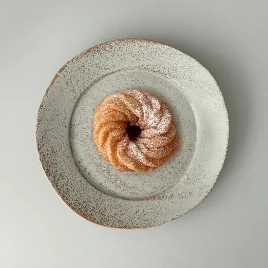 스톤오브제 웨이브 라운드접시 M MADE IN JAPAN
