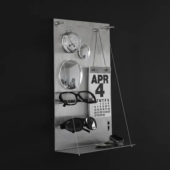 EVOKE BOARD SHELF ; WIRE 자석 붙는 스테인리스 벽선반 메모 보드