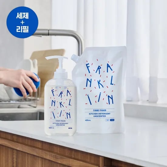 비건 아기주방세제 본품 500ml+리필 450ml 과일 유아 식기세제