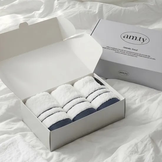 모노 핸드타올 40수 70g 3P 선물세트 무형광 주방 고리 수건 타월