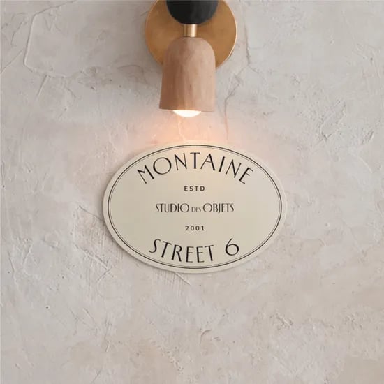 감성 도어사인 빈티지 벽걸이 소품 벽인테리어 문패 MONTAINE