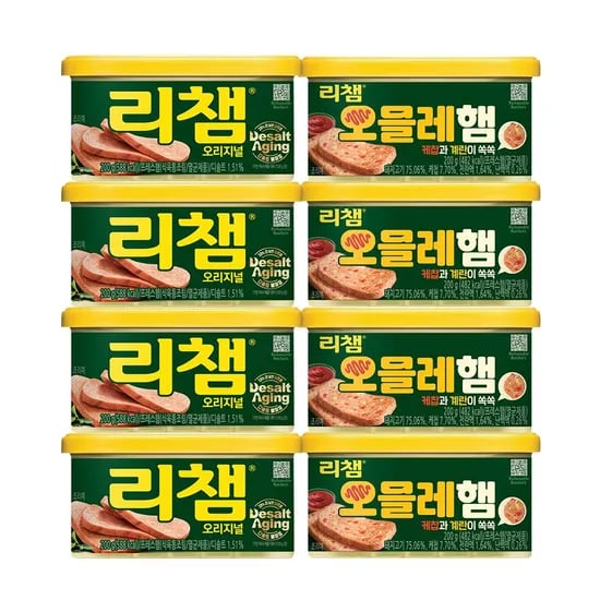 리챔 200g*4개+리챔 오믈레햄 200g*4개