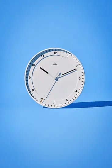 BC17W 무소음 벽시계 지름 30cm