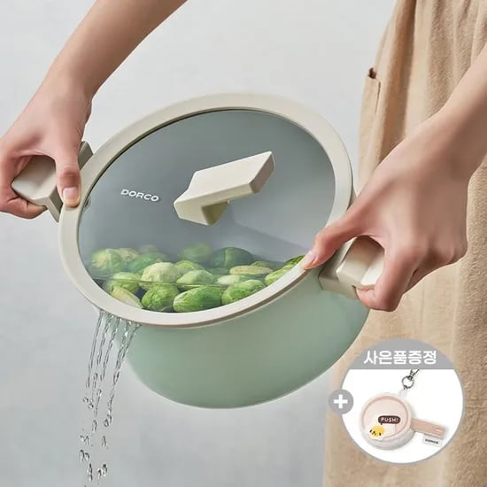 마린 IH 세라믹 편수냄비, 양수냄비 택1 (민트)