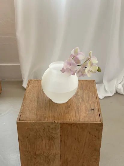 투명 달항아리 화병 (2size) 3D 프린팅 오브제 / Moon Jar