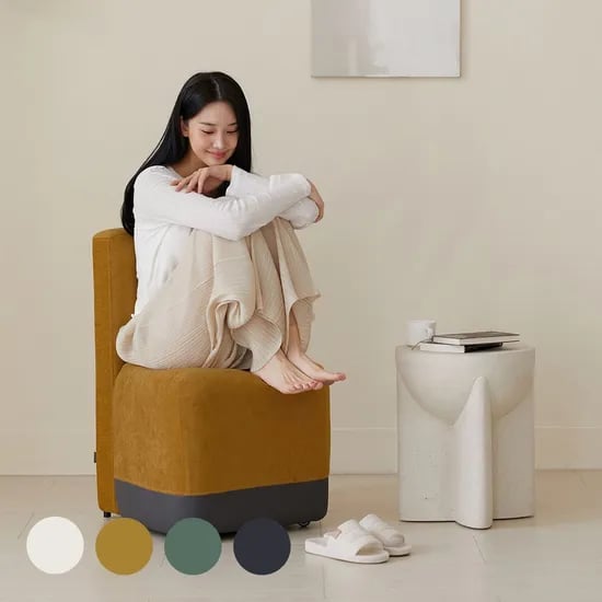 최종 99,970 소요 1인용 패브릭 소파 멀티체어 (4colors)