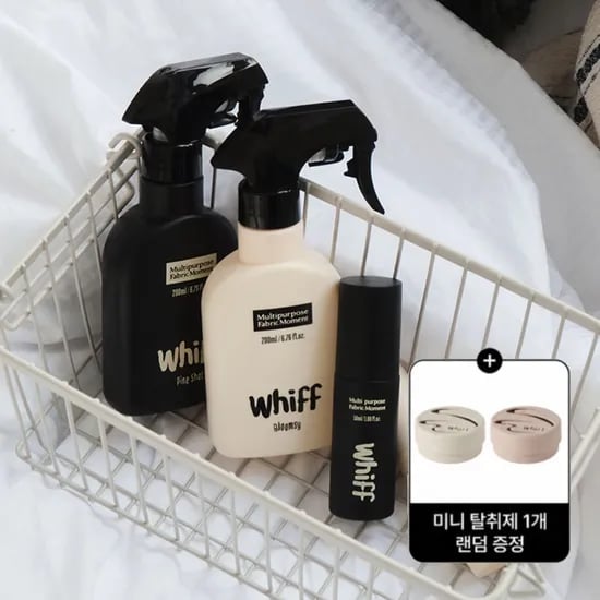 패브릭모먼트 섬유탈취제 200ml 2개 + 린 탈취제 100g 세트