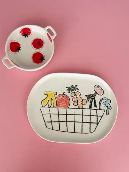 과일 바구니 플레이트(FRUIT BASKET PLATE)