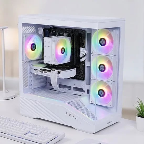 V100 ARGB 화이트 감성PC(7500F/5060/32G)