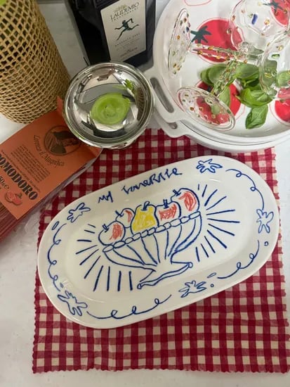 마이 페이보릿 타원 플레이트 (MY FAVORITE OVAL PLATE)