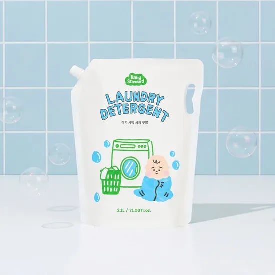 아기 세제 리필 무향 2.1L 비건 유아 중성 세탁세제 액상 대용량 고농축