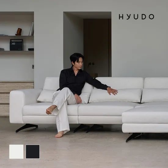 유려한 동백 무빙 틸팅 모듈 쇼파 갤럭시 패브릭 소파 3인 4인
