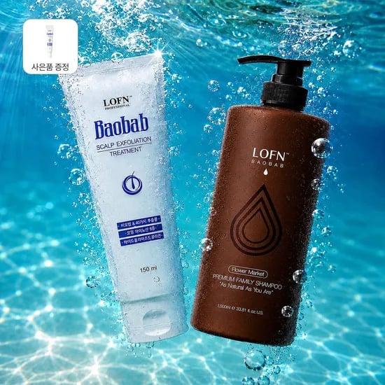 리뉴얼 플라워마켓 샴푸 1000ml 1개+두피 각질 제거 스케일링 젤 150ml+ 증정