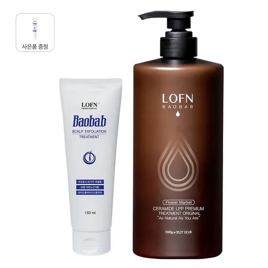 리뉴얼 헤어 트리트먼트 플라워마켓 1000g+두피각질제거 스케일링 젤 150ml + 증정