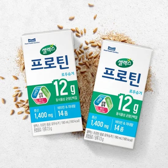 *(행사)셀렉스 프로틴 음료 로우슈거 190ml 24팩