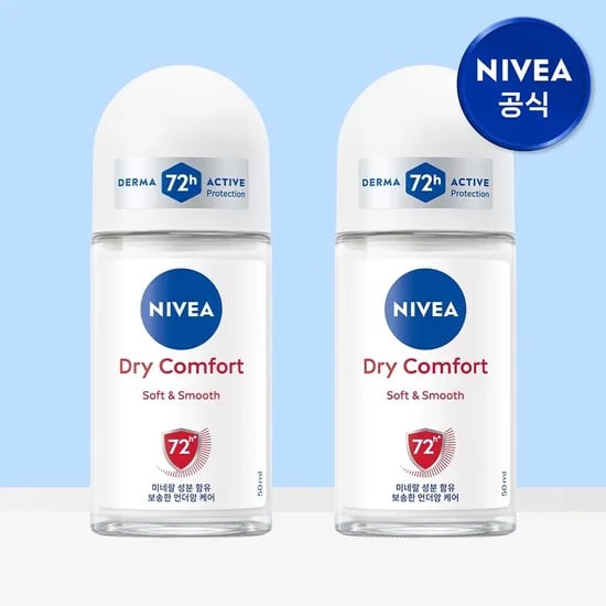 데오드란트 롤온 드라이컴포트 50ml 2개