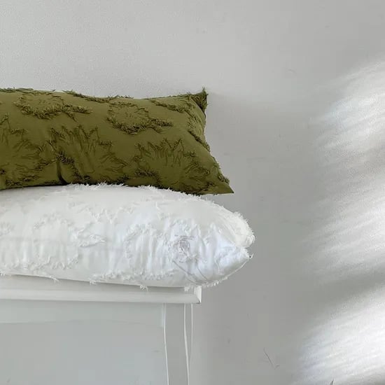 Square Moss Jacquard 바디필로우 커버 2colors