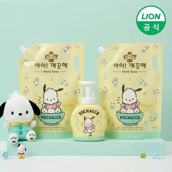 아이깨끗해 포차코 핸드워시 순 리필 1.8L X 2개 (+490ml 공용기 증정)