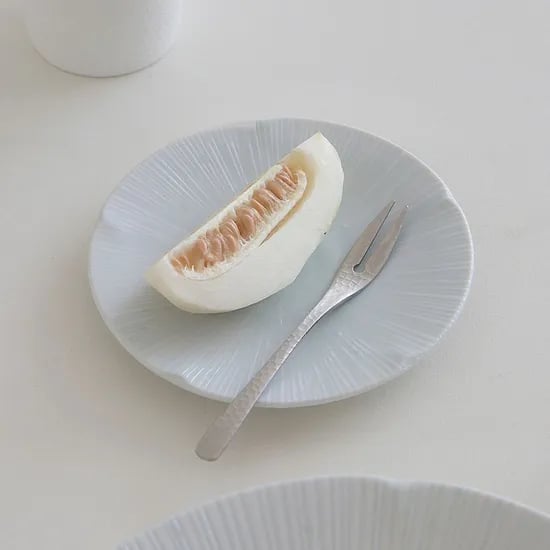 시로센 원형접시 14cm 그릇 플레이트 앞접시